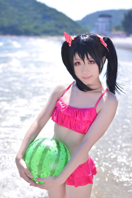 《LoveLive》矢泽妮可泳装Cos(7)