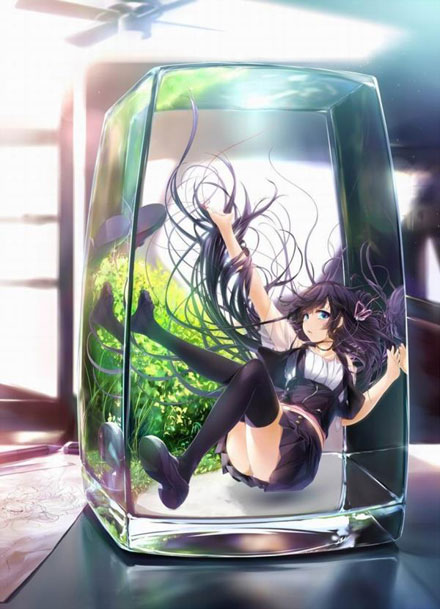 二次元水中美少女夏日清凉福利图(4)