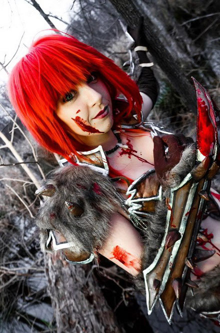 《暗黑破坏神3》野蛮人精美COS(2)