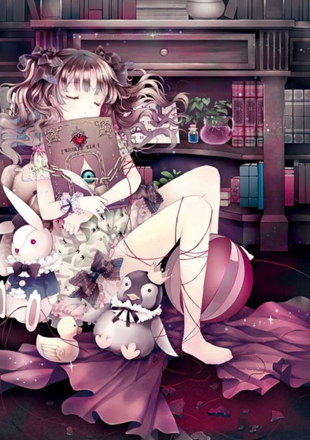 二次元熟睡中的美少女美图合集(3)