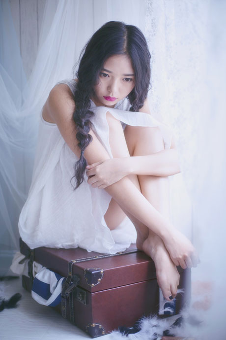 森系美女唯美复古私房写真(5)