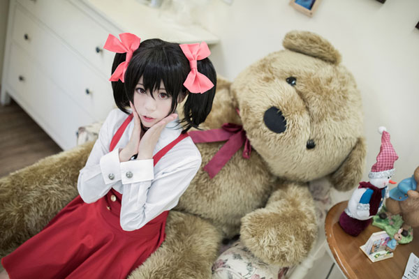 清纯萌妹《LoveLive》矢泽妮可COS(7)
