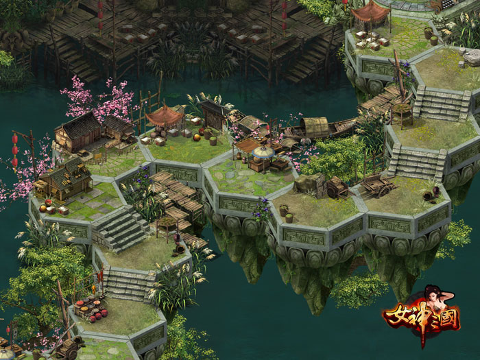 RPG网游《女神三国》场景原画(11)