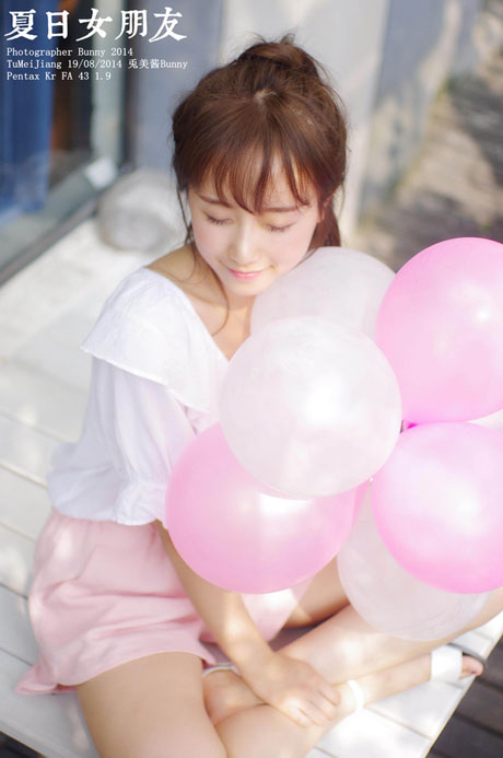 邻家女孩谭湘君清新甜美写真(10)