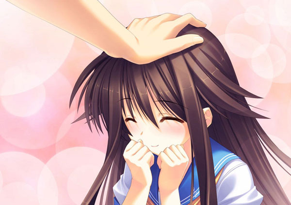 二次元美少女摸头美图赏(16)