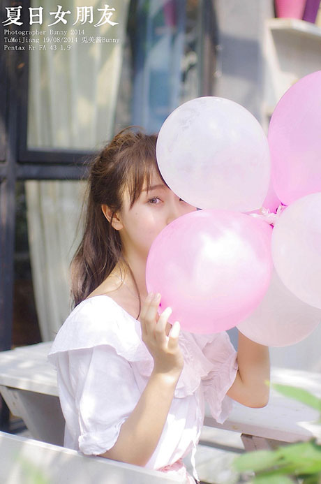 邻家女孩谭湘君清新甜美写真(14)