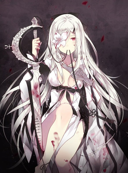 二次元银发美少女美图图集(14)