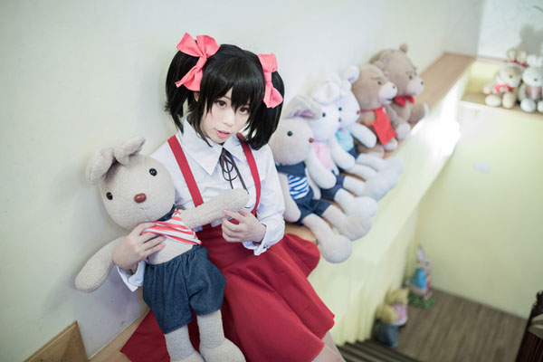 清纯萌妹《LoveLive》矢泽妮可COS(12)