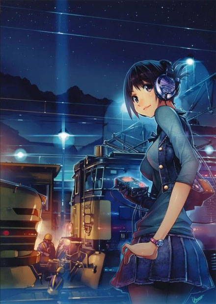 海量二次元耳机少女美图赏析(15)