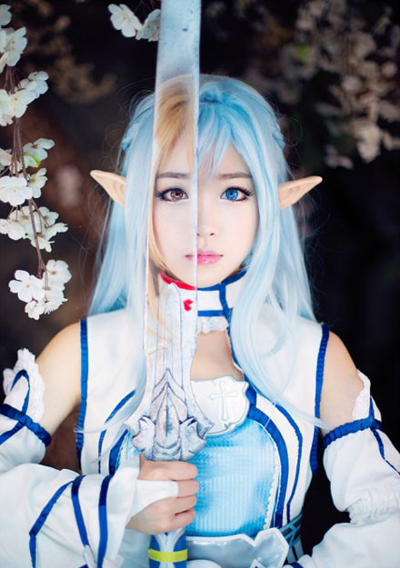 螺旋猫Tomia水精灵版亚丝娜绝美COS(2)