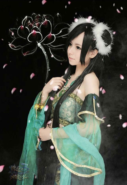 清纯萌妹《诛仙3》碧瑶COS(3)