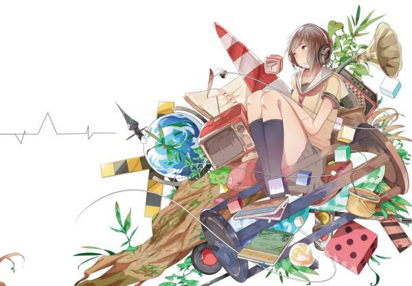 海量二次元耳机少女美图赏析(21)
