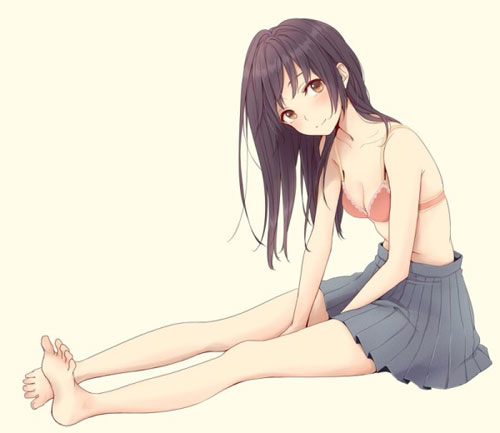 二次元美足少女福利图(13)