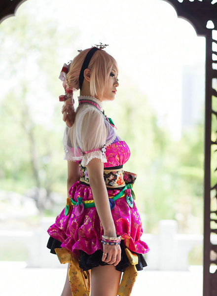 剑灵韩服巨乳软妹COS(6)