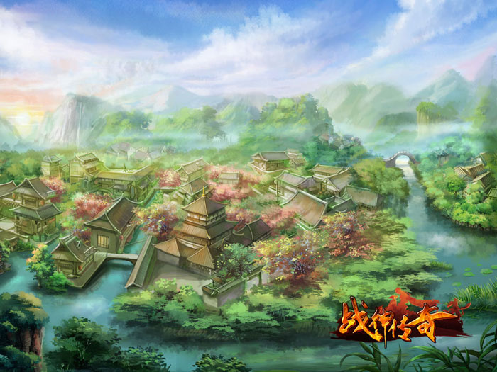 《战神传奇》场景原画截图(2)