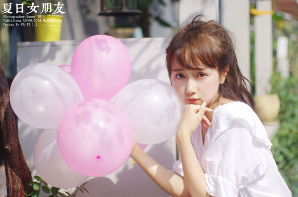 邻家女孩谭湘君清新甜美写真(3)