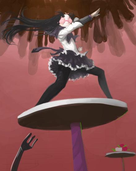 二次元头顶胖次美少女图赏(13)