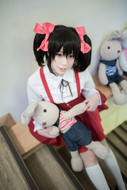 清纯萌妹《LoveLive》矢泽妮可COS(13)