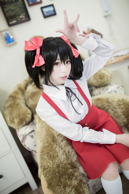 清纯萌妹《LoveLive》矢泽妮可COS(10)