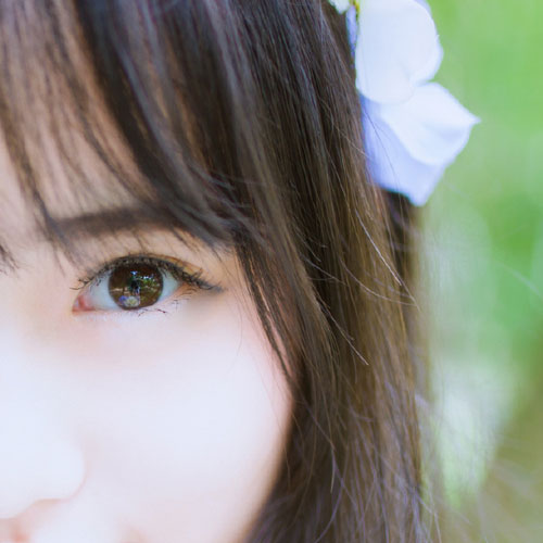 清纯美女户外甜美梦幻写真(5)