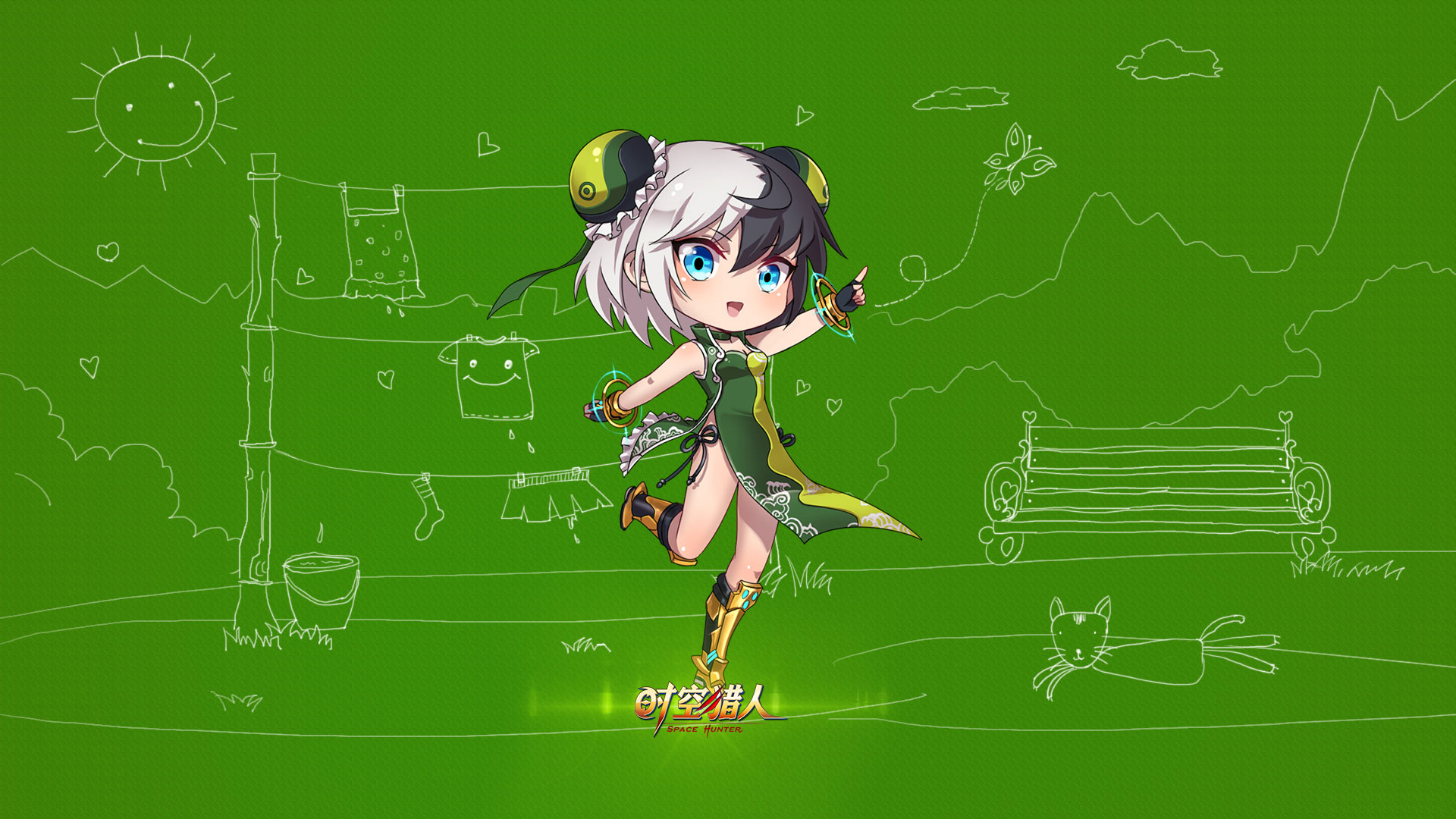 《时空猎人》Q版人物壁纸(2)