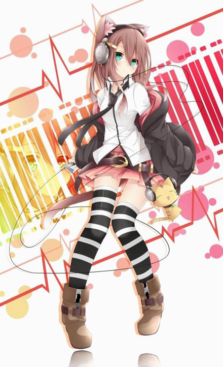 海量二次元耳机少女美图赏析(11)
