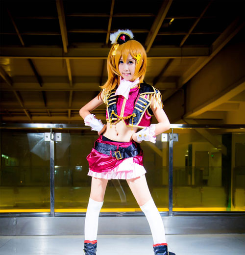 《Love Live!》高坂穗乃果啦啦操装COS(5)