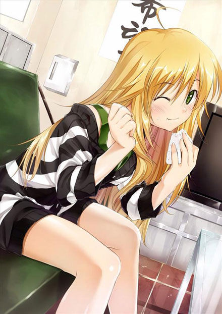 二次元金发美少女美图赏(3)