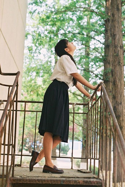 日系少女制服胶片写真(9)