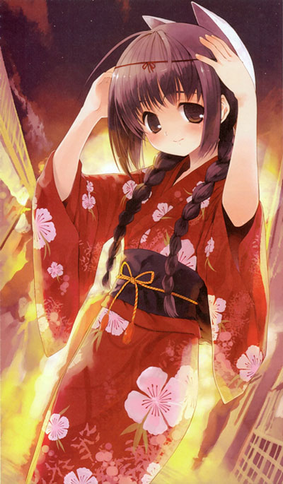 二次元和服美少女精美图集(9)