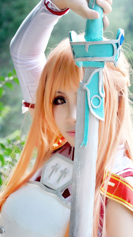 《刀剑神域》亚丝娜精美COS(4)