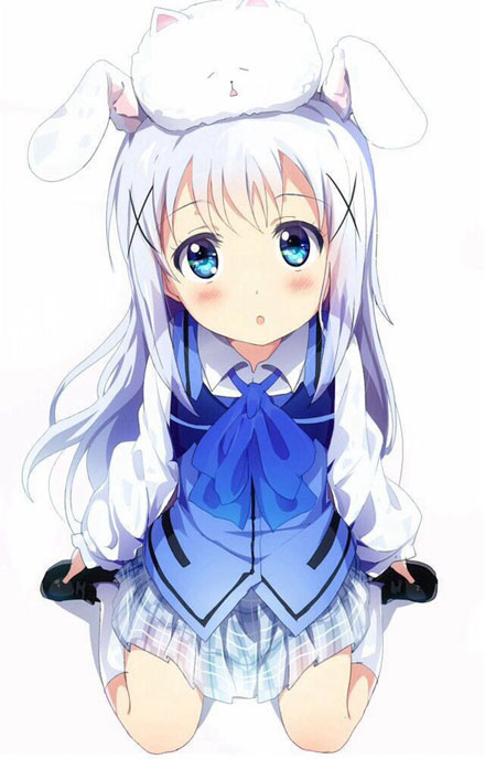 二次元银发美少女美图图集(9)
