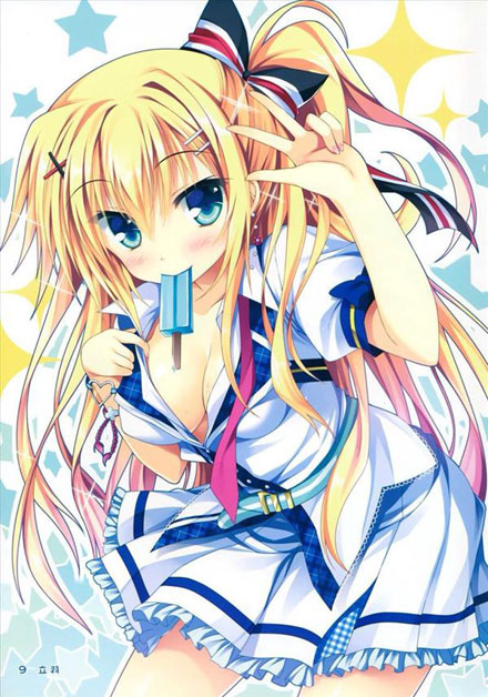 二次元金发美少女美图赏(9)