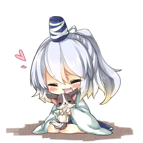 二次元银发美少女美图图集(12)