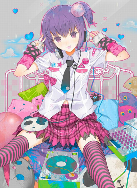 海量二次元耳机少女美图赏析(8)