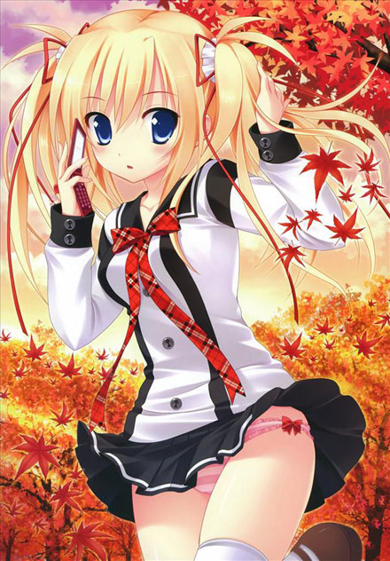 二次元金发美少女美图赏(8)