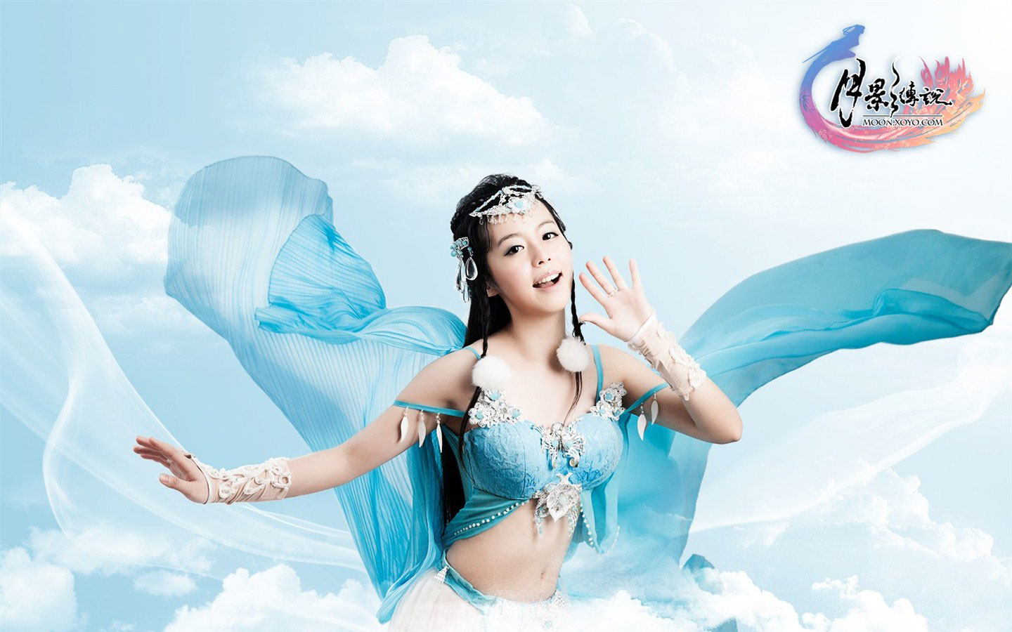 《月影传说》纳兰真精美cos壁纸(5)