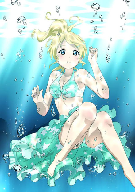二次元水中美少女夏日清凉福利图(17)