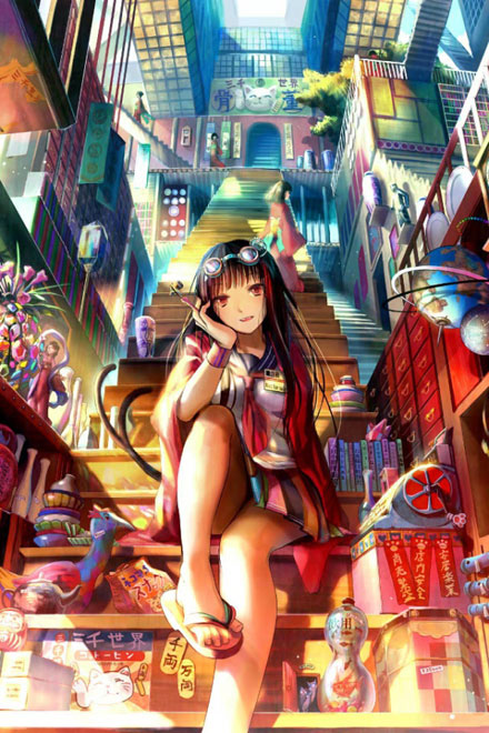 海量二次元托腮少女美图赏(22)