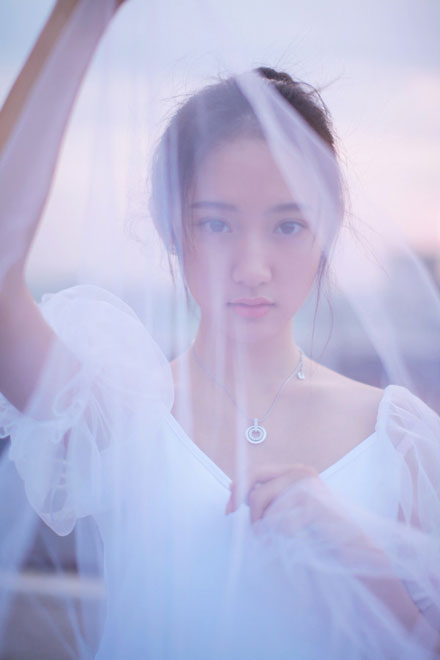 小清新芭蕾女孩天台梦幻写真(18)