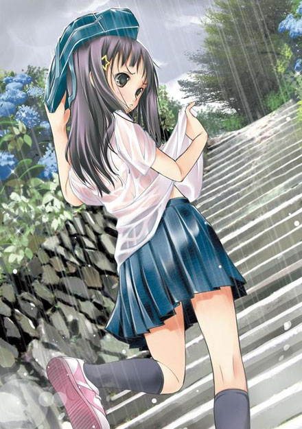 二次元湿身美少女美图赏(8)
