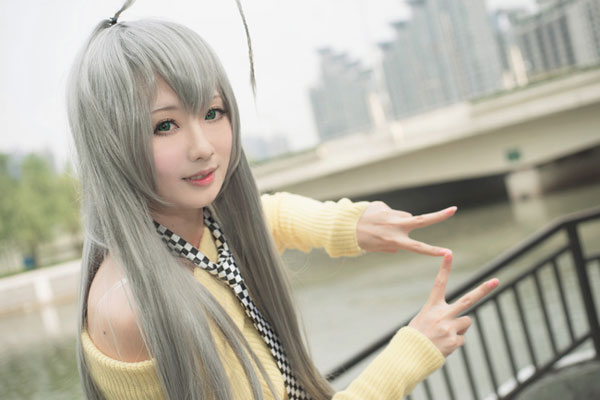 清纯萌妹奈亚子COS(5)