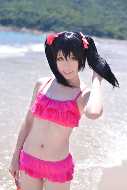 《LoveLive》矢泽妮可泳装Cos(13)