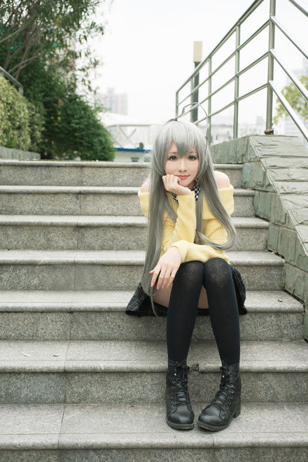 清纯萌妹奈亚子COS(8)