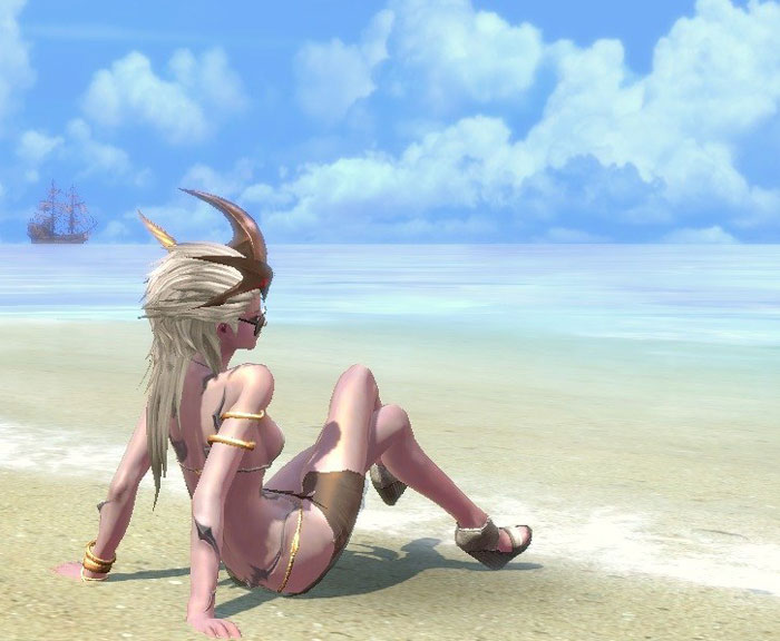 《TERA》性感比基尼美女截图(3)