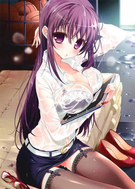 二次元湿身美少女美图赏(2)