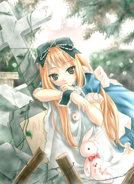 海量二次元托腮少女美图赏(18)