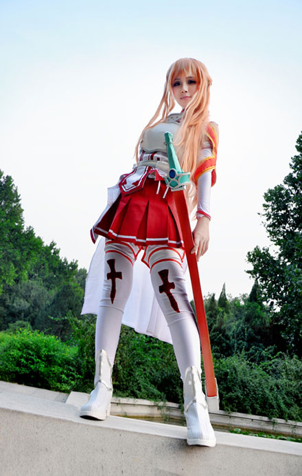 《刀剑神域》亚丝娜精美COS(7)