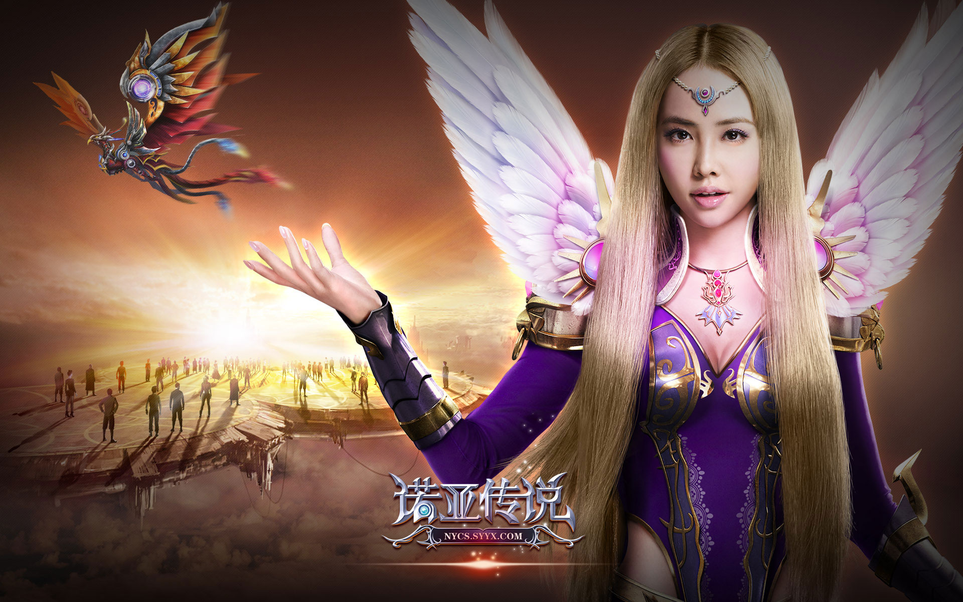 蔡依林代言网游《诺亚传说》壁纸(5)