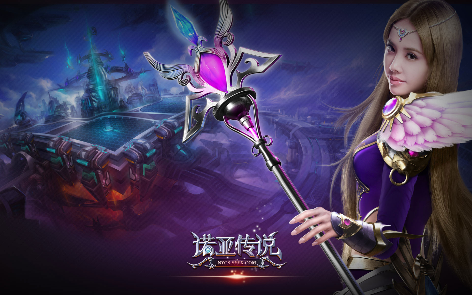 蔡依林代言网游《诺亚传说》壁纸(9)